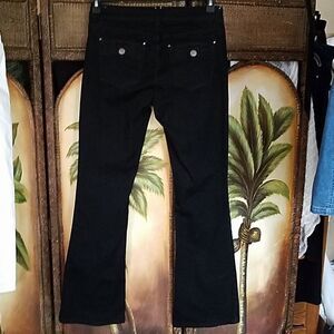 WHBM 31 inseam Black euc jeans